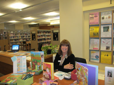 Alva's set up and ready to meet the participants