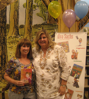 Kathleen Sterling, author of Sex After Death, and Alva share a photo opt together
