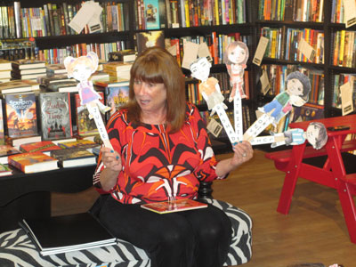 Fun stick puppets from I'm 5