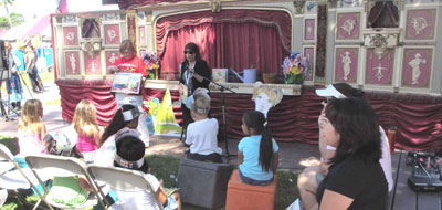 Orange County Children's Book Festival Welcomes Alva. Great  fun on the Story Tellers Stage 