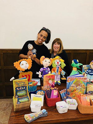 Miracle Mile Toy Hall Welcomes Local Authors Big Thank You to Chudney Ross of Books and Cookies Her Budsie Characters Join In