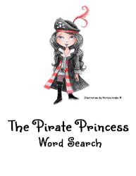The Pirate Princess - WordSearch